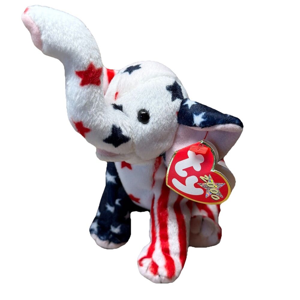 Ty Beanie Baby “Righty 2000” Patriot Collectible NWT Retired